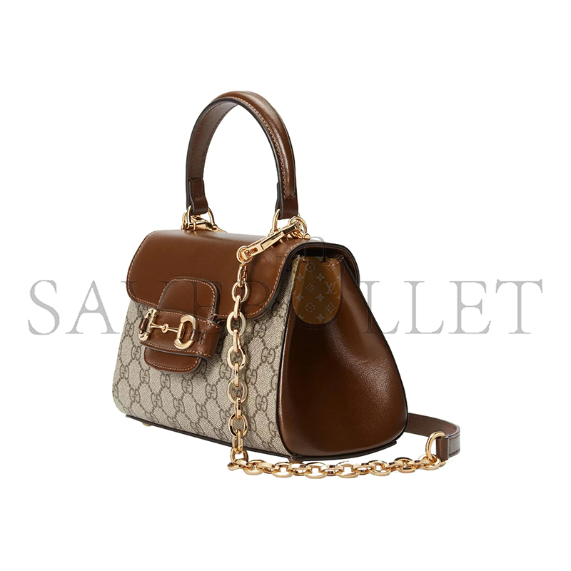 GUCCI HORSEBIT 1955 MINI TOP HANDLE BAG 703848 (22*16*10.5cm)